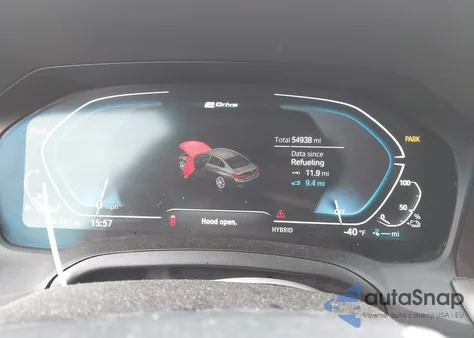 2021 BMW 3 Series 330E из США, поврежденный, VIN 3MW5P7J00M8C00765